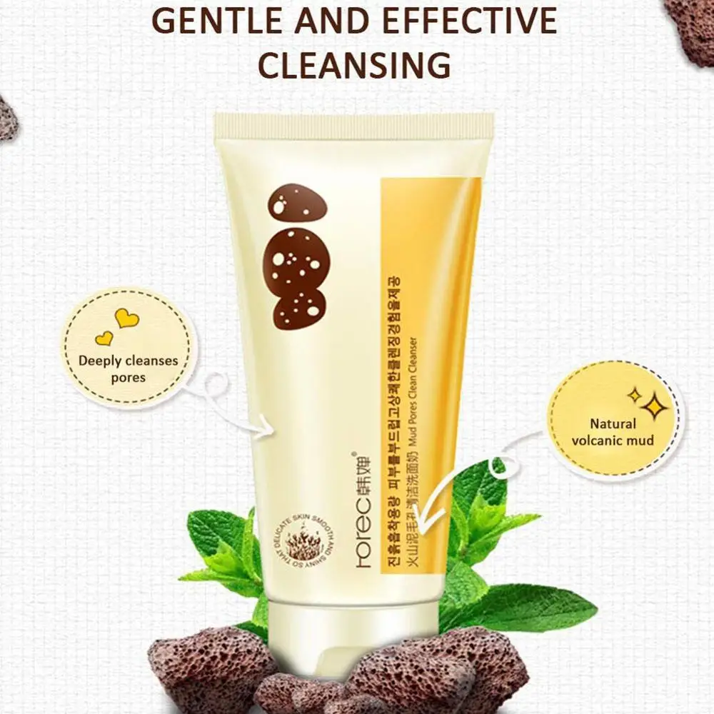 100 г вулканический очиститель от грязи глубокое очищение влаги Удаление угрей