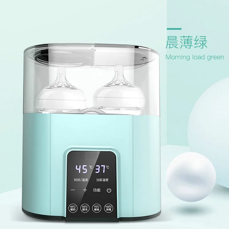 

Baby Feeding 5-in-1 Multifunctional Milk Warmer Sterilizer Automatic Heat PreservationTimer, Double Steam Sterilizer Milk Warmer