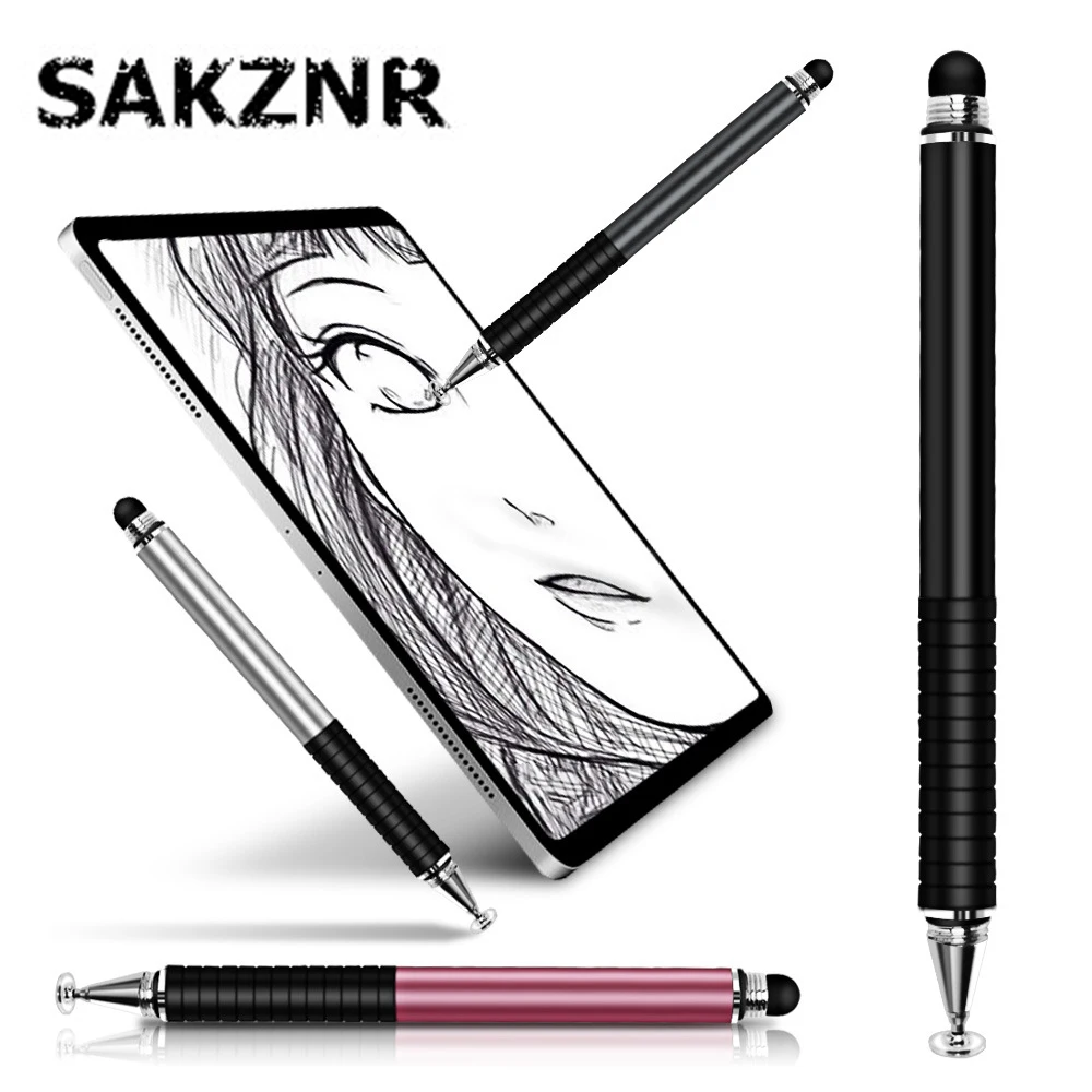 SAKZNR стилус для смартфонов 2 в 1 сенсорная ручка Samsung Xiaomi сенсорный карандаш тонкий