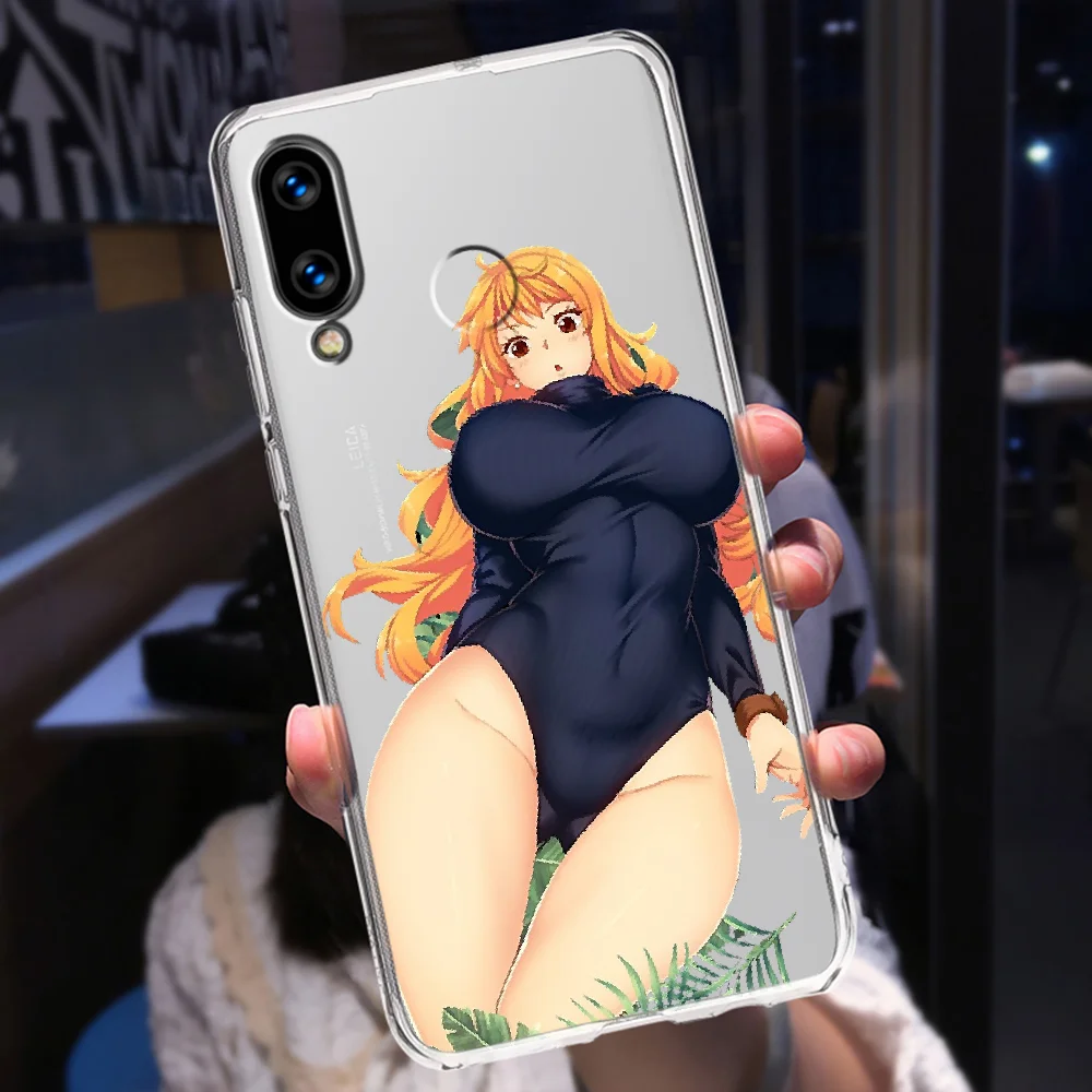 Sexy ass Hot anime girl Phone Case Transparent For Huawei Honor 6 7 8 9 10 10i 20 A C X Lite Pro Play transparent luxury | Мобильные