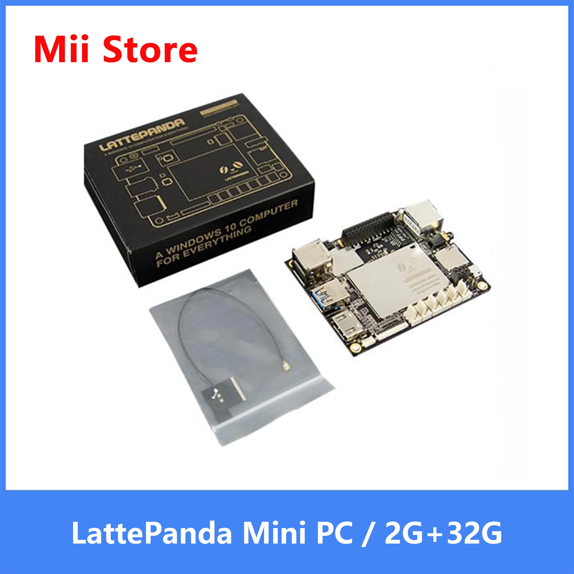 LattePanda Mini PC V1.0 - A Powerful Windows 10 Computer 2GB/32GB Intel HD Graphics | Demo Board