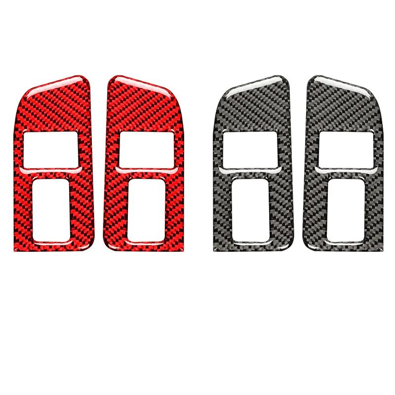 

Real Carbon Fiber Interior Trim Rear Trunk Switch Control Button Sticker For Subaru BRZ Toyota 86 Car Modification Styling