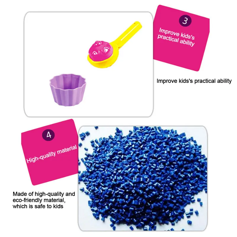 9 шт./лот детские пляжные игрушки маленькие для торта ложка мороженое пудинг игры