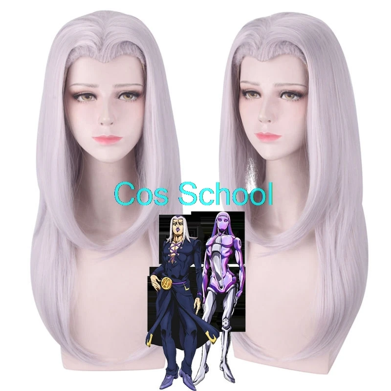Leone Abbacchio Cos школьная JOJO невероятное приключение Золотой ветер Косплэй парики Bruno Сьерра-Леоне Narancia Ghirga Diavolo фуго Триш Una аниме крылья хеталия и страны - Цвет: Leone Abbacchio