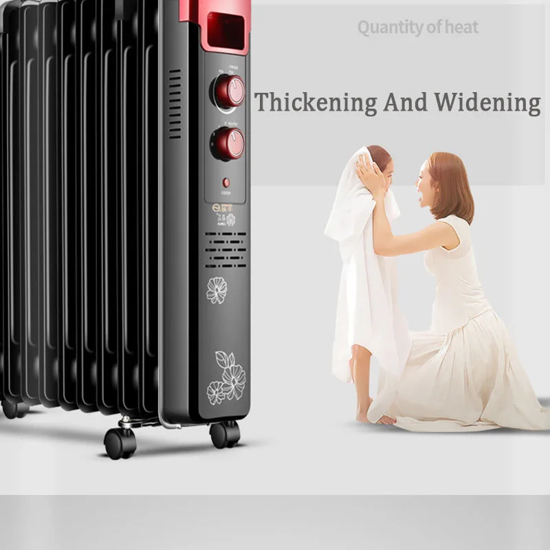 1500 Вт бытовой электрический масляный обогреватель 9 шт. горячая электрическая