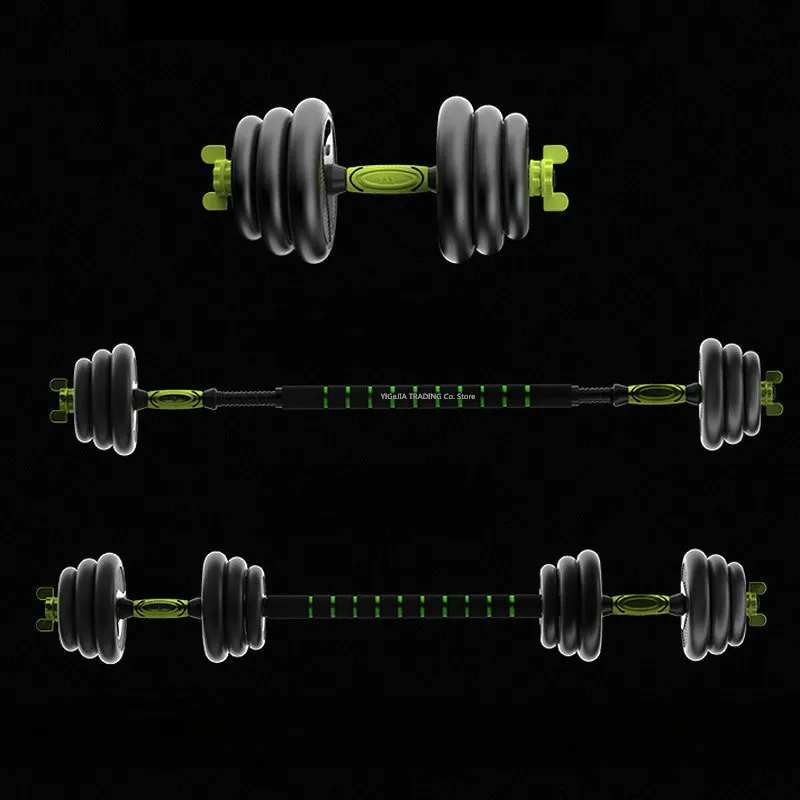 Набор для гантелей комплект из двух съемных с резиновым покрытием всего 30 кг |