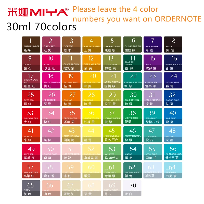 

4pcs 30ml Jelly Gouache Paints Supplementary Pigments 70 Colors Available Beginner Painting Tools