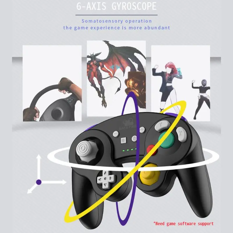 

Wireless Bluetooth Game Controller For N-intendo Switch Pro Gamepad Vibration Joystick for NS Lite/TV 27RA