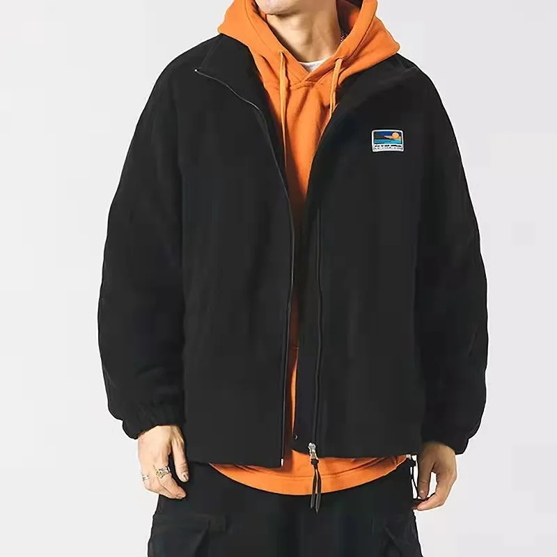 

Свитшот мужской с воротником-стойкой, в стиле Харадзюку