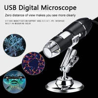 adjustable 1600x usb digital microscope camera handheld 8 led electronic hd magnification endoscope digital magnifier mikroskop