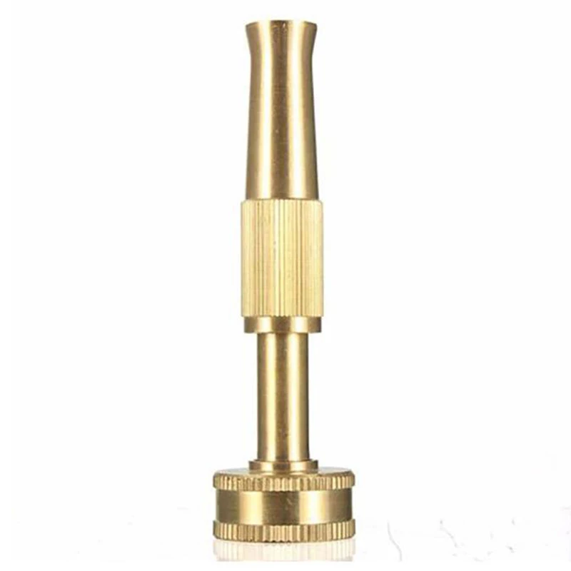 

Garden Irrigation Spray Gun Adjustable Copper Sprinkler Hose Sprinkler System Car Wash Lawn Watering Water Gun 1Pc