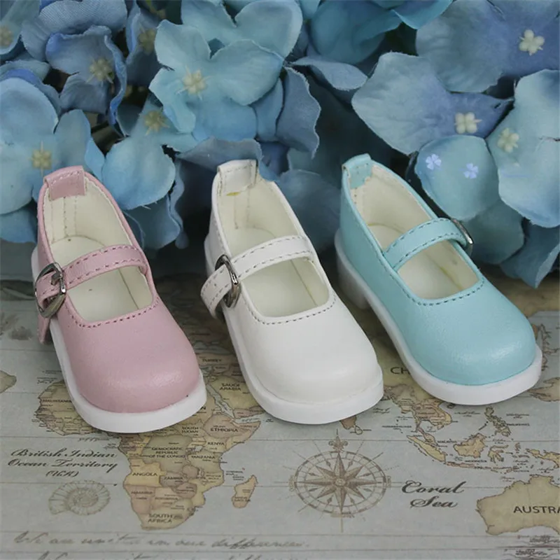 

Кожаные туфли для шарнирных кукол 1/6 YOSD BJD SD, разноцветные маленькие искусственные туфли для принцесс