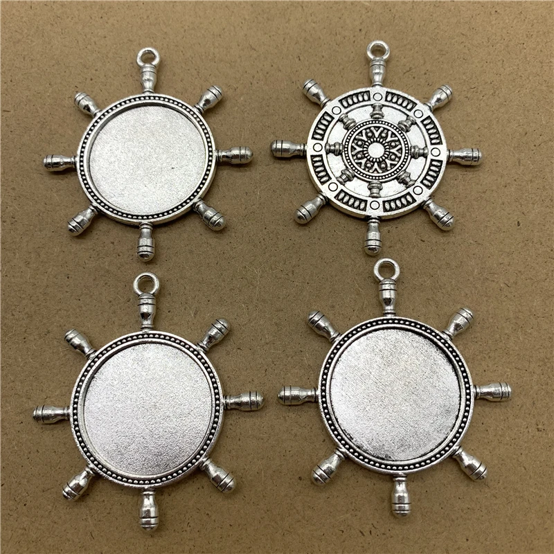 Настройки кабошона из сплава 2 шт. 25 мм стеклянный кабошон металлическая основа