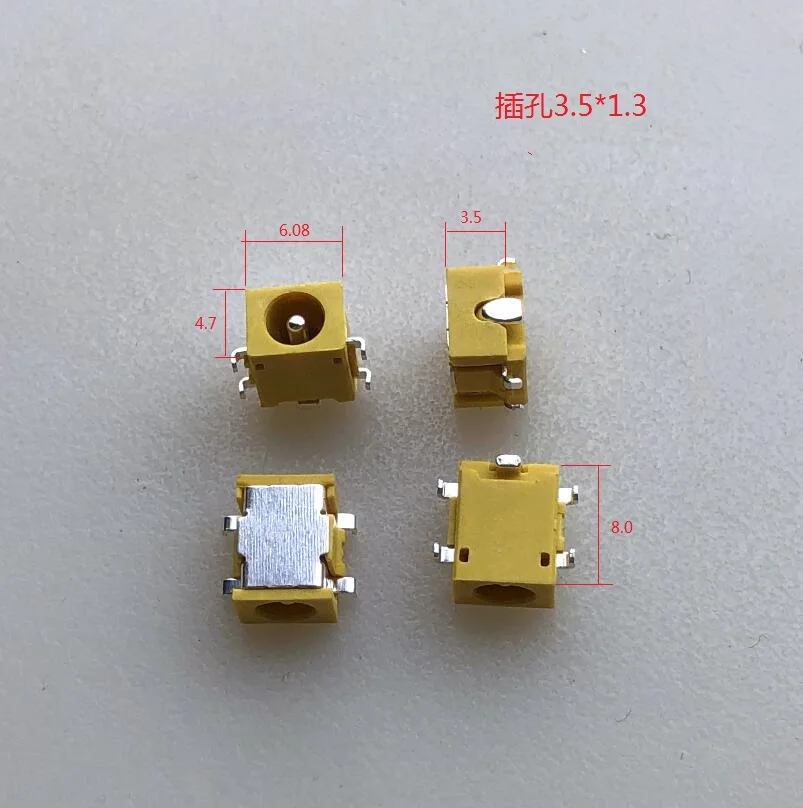 

For a new machine toProduce small DCPower socket outlet connector 3.5 * 1.3 mm jack yellow