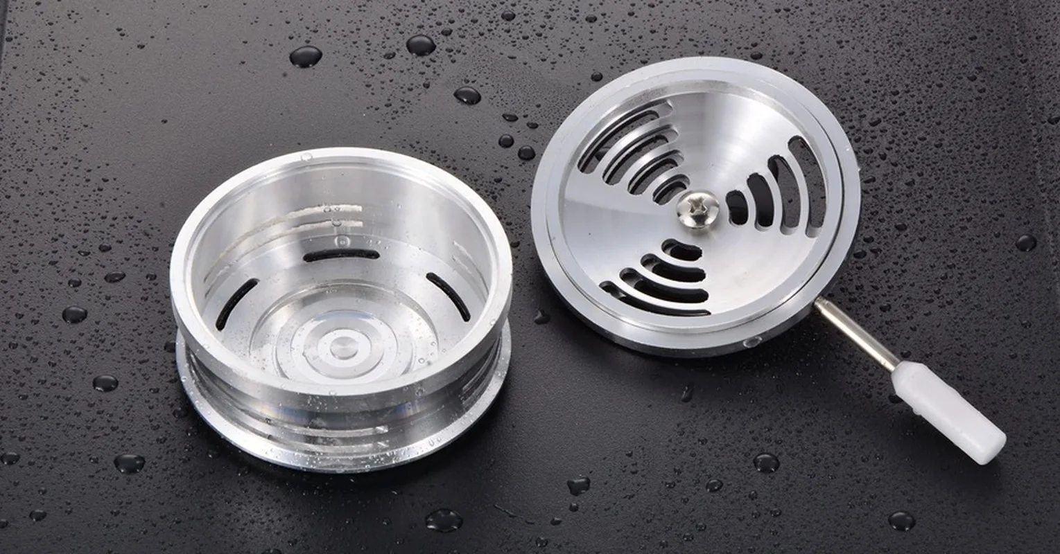 

New Design Aluminum Alloy Hookah Bowl Head Smoke Bowl Hookah Bowl Shisha Accessories Smoking with WindProof Function High