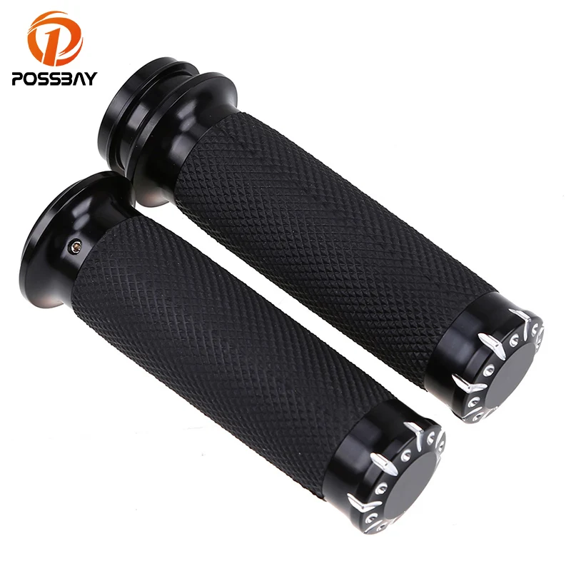Posbay 1 ''алюминиевый электронный мотоциклетный руль для Harley ручные ручки