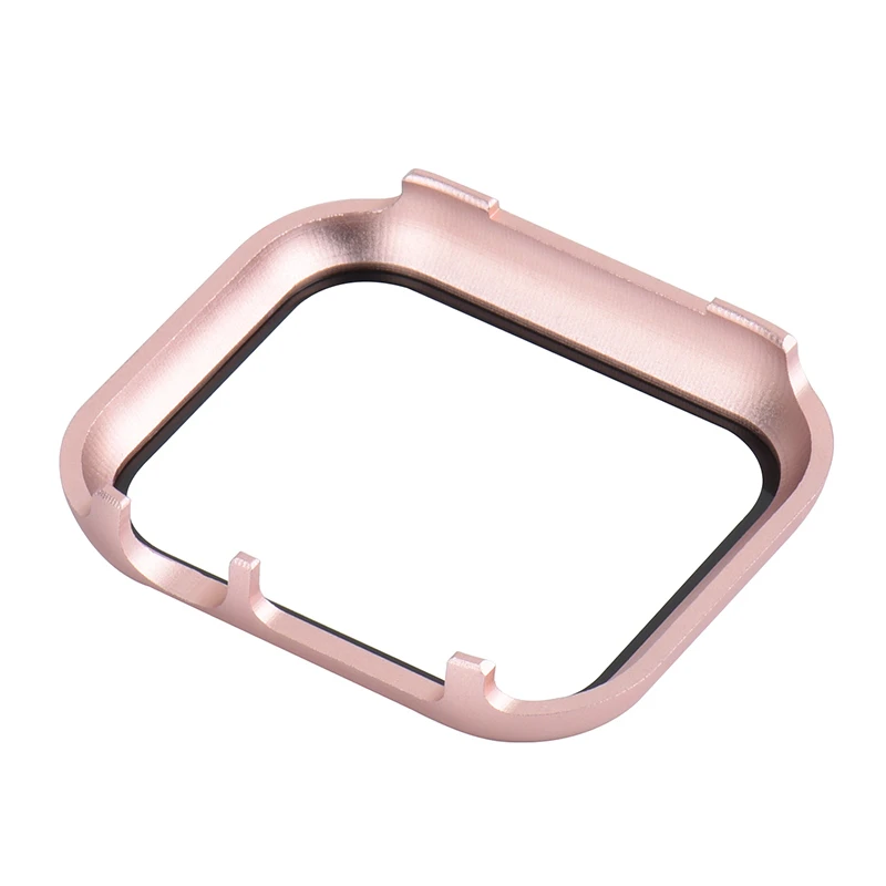 Чехол из закаленной пленки для Apple Watch Series 4, 3, 2, 1, ремешок, чехол 42 мм, 38 м, 40 мм, 44 мм, тонкий алюминиевый чехол, защита для iWatch 4