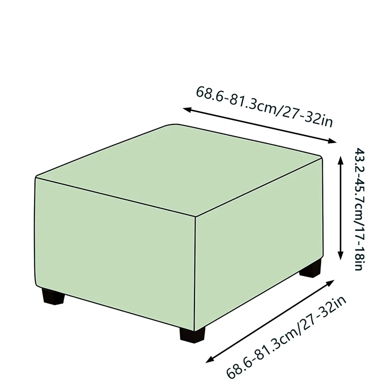 

Jacquard Stool Covers for Bed Room All-inclusive Chair Cover Dust-proof Cushion Cases Removable Seat Protectors Home Decor