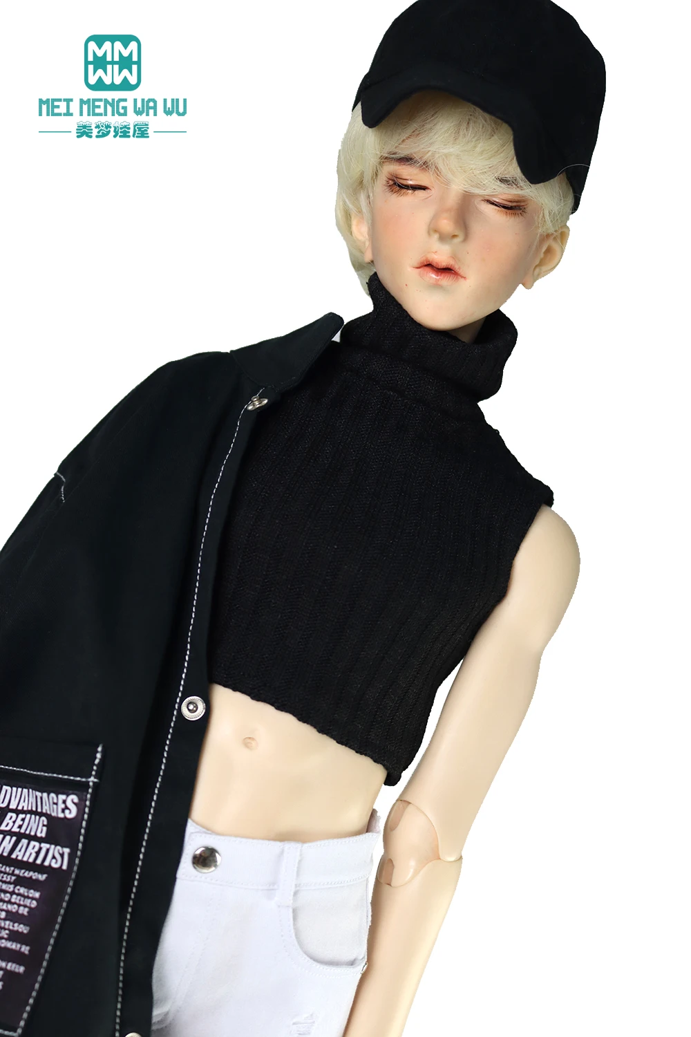 Одежда для кукол BJD аксессуары 1/3 кукла дядя Модный черный шерстяной жилет
