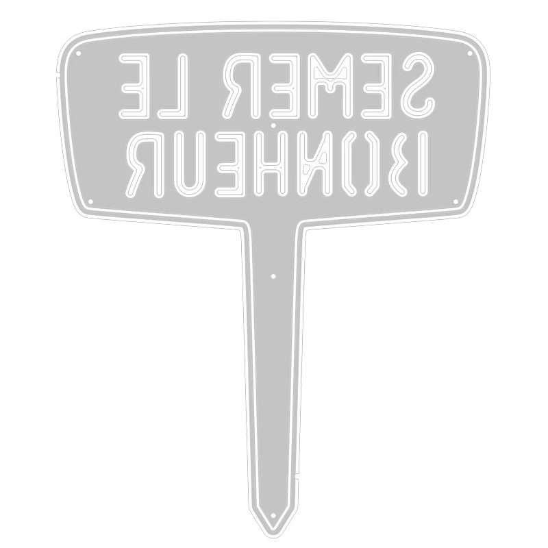 2020 новый французский посева счастье металлический Трафаретный вырубной штамп