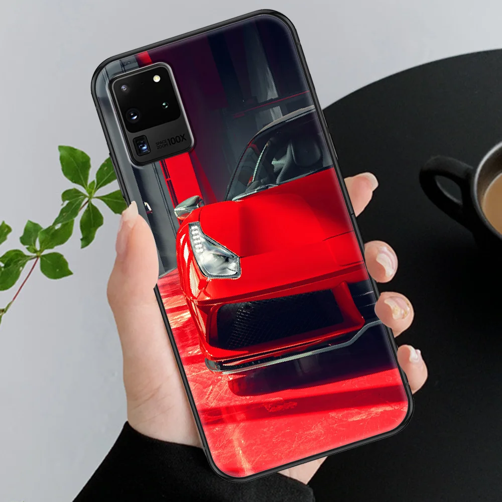 

Racing car ferraris Phone case For Samsung Galaxy Note 4 8 9 10 20 S8 S9 S10 S10E S20 Plus UITRA Ultra black soft prime trend