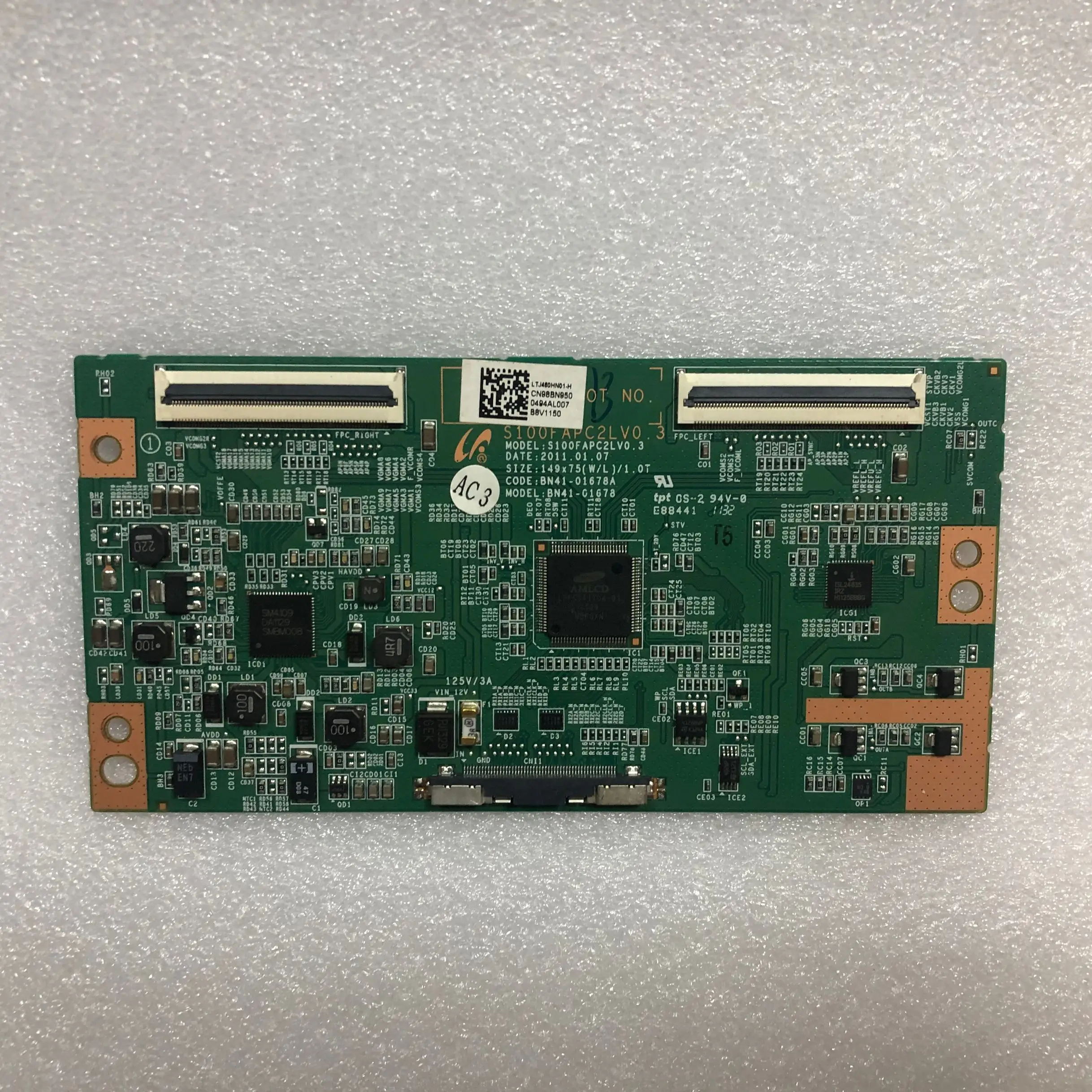 95% новая логическая плата S100FAPC2LV0.3 LTF460HN01 LTF400HM03 LTA460HM05/3 T-CON 95% новая логическая плата S100FAPC2LV0.3 LTF460HN01 LTF400HM03 LTA460HM05/3 T-CON