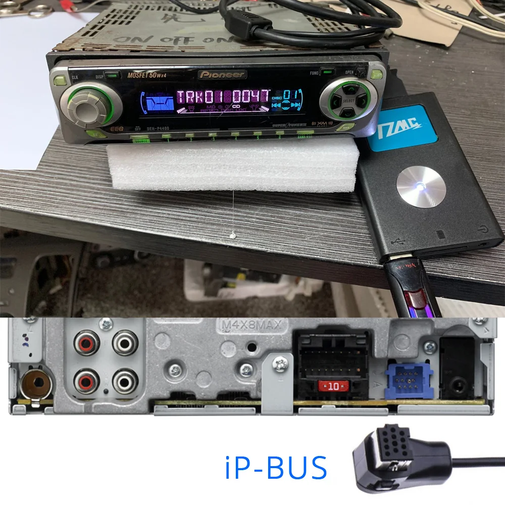 Автомобильный цифровой преобразователь компакт дисков DMC Bluetooth USB SD накопитель AUX