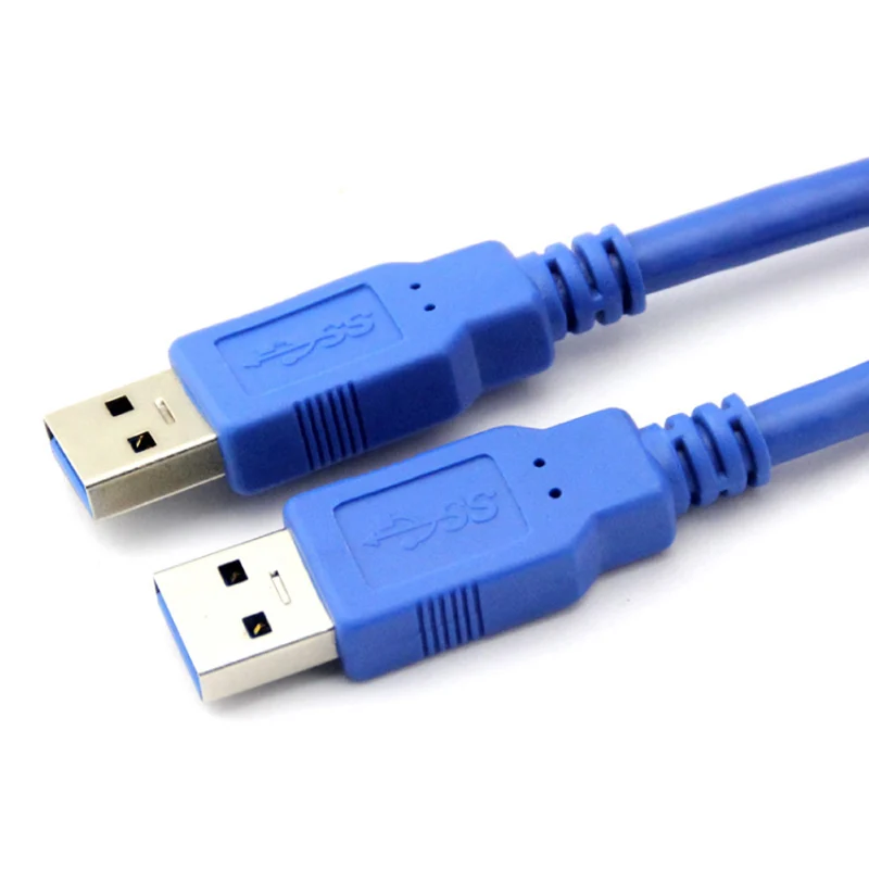 

2021 Wholesale USB to USB A Male Cable 5Gbps USB Male USB 3.0 Extender for Radiator HardDisk Webcom camera USB 3.0Cable