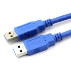 Оптовая продажа 2021, кабель USB к USB A папа, 5 Гбитс, USB папа, USB 3,0 удлинитель для радиатора, жесткого диска, веб-камеры, USB 3,0 кабель