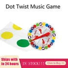 Настольная игра для детей и взрослых, смешной размер, Классическая, в горошек, поворот, музыкальная игрушка для детей и взрослых