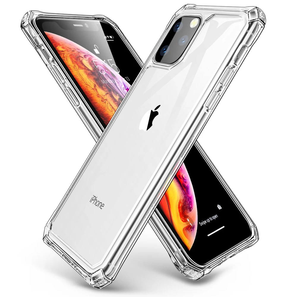 ESR противоударный чехол для iPhone 11 Pro Max, Прозрачный задний бампер, четыре угла, защитный чехол для iPhone 11 11 Pro
