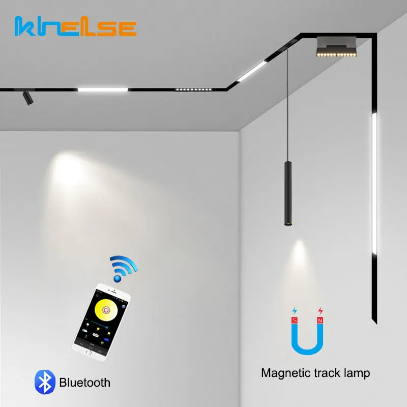 Креативная умная Встраиваемая магнитная лампа с Bluetooth домашнее освещение