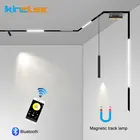 Креативная умная Встраиваемая магнитная лампа с Bluetooth, домашнее освещение, алюминиевые рельсовые полосы 1 м, трековые светильники IOS Android