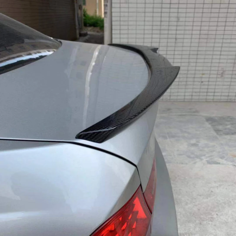 Стильный спойлер M4 для заднего багажника из углеродного волокна подходит BMW E90 318i