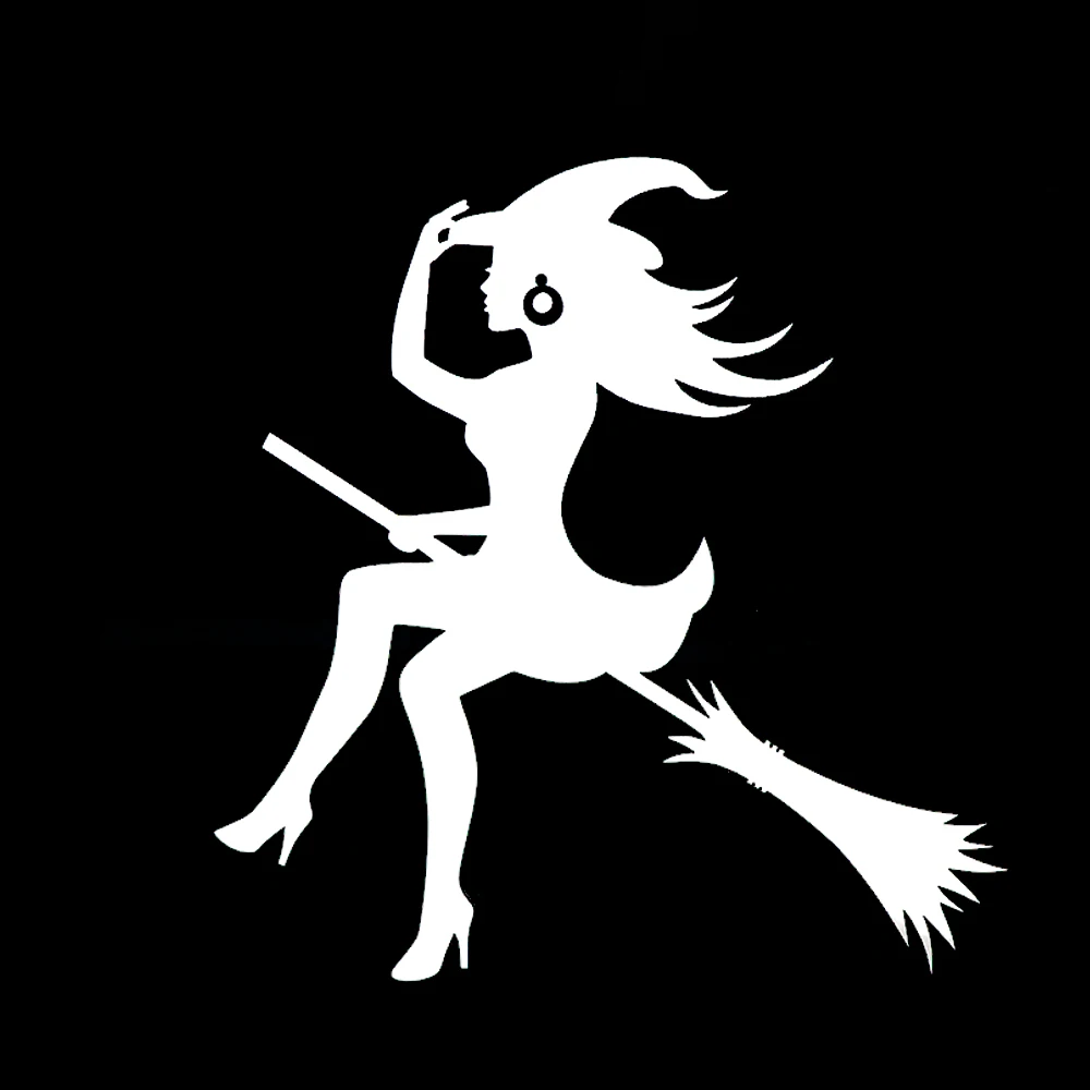 Креативная Сексуальная Автомобильная наклейка в форме ведьмы модные виниловые