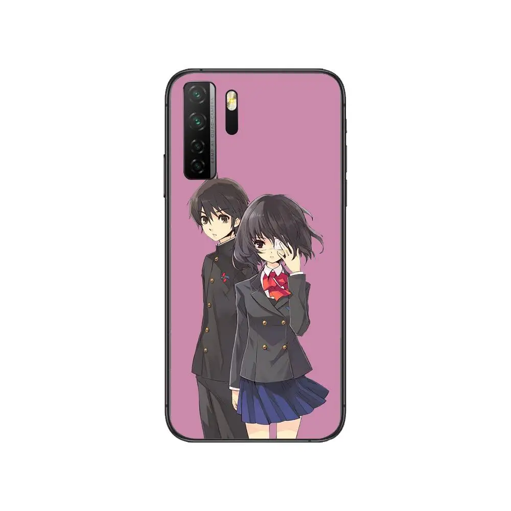 

Mei Misaki Another Anime Black Soft Cover The Pooh For Huawei Nova 8 7 6 SE 5T 7i 5i 5Z 5 4 4E 3 3i 3E 2i Pro Phone Case cases