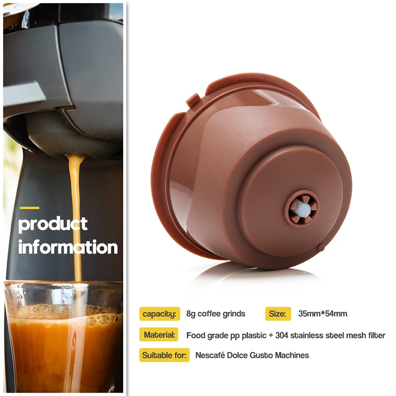 

Многоразовые Nescafe Кофе капсула чашка с ложка-кисточка многоразового Кофе капсулы фильтр многоразового использования для заправки Кофе пос...