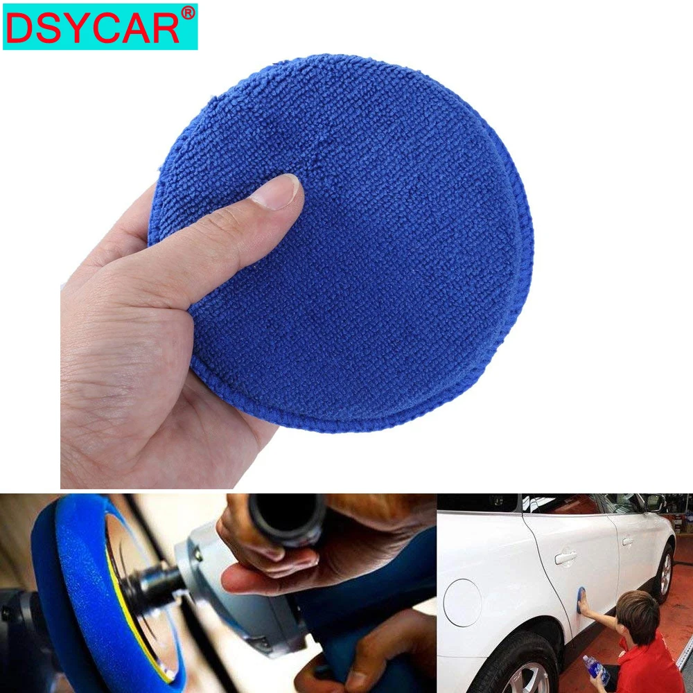 DSYCAR 1 шт. аппликатор для воска из микрофибры пенные губчатые подушечки полировки