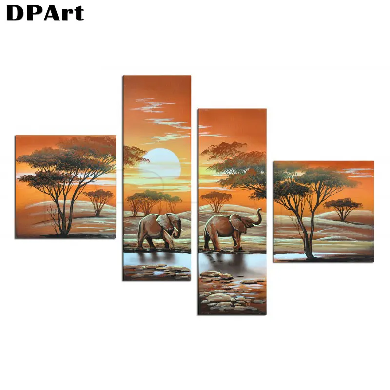 Набор для вышивки крестиком алмазная 5D картина с индейским слоном полная