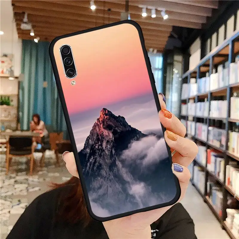 

Alpine landscape Phone Case For Samsung A20 A30 30s A40 A7 2018 J2 J7 prime J4 Plus S5 Note 9 10 Plus
