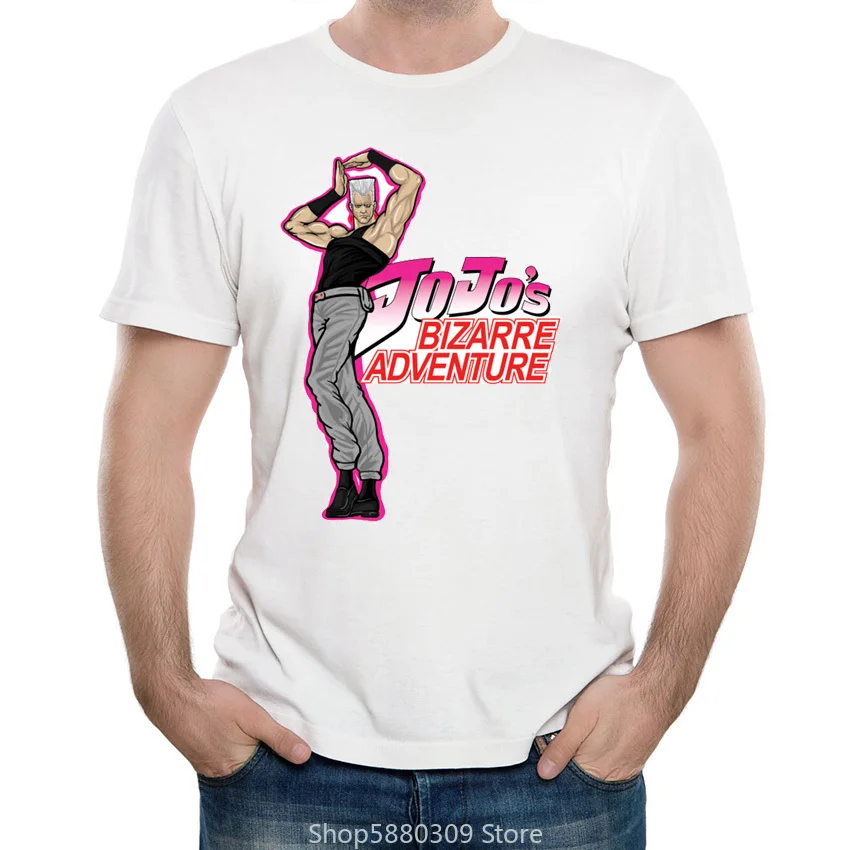 JoJo Bizarre Adventure T Shirt Design Manga Anime T-shirt Cool Novelty Funny Style Men Printed Fashion Tee | Мужская одежда