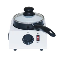 mini electric chocolate melting machine ceramic non stick pot tempering cylinder melter pan for chocolate cheese fondue