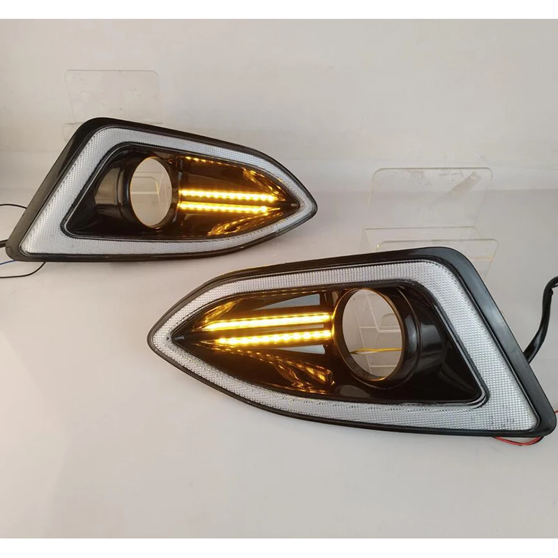 Дневные ходовые огни дневные противотуманные фары 2 шт. 1 комплект 12 В ABS для EDGE 2015