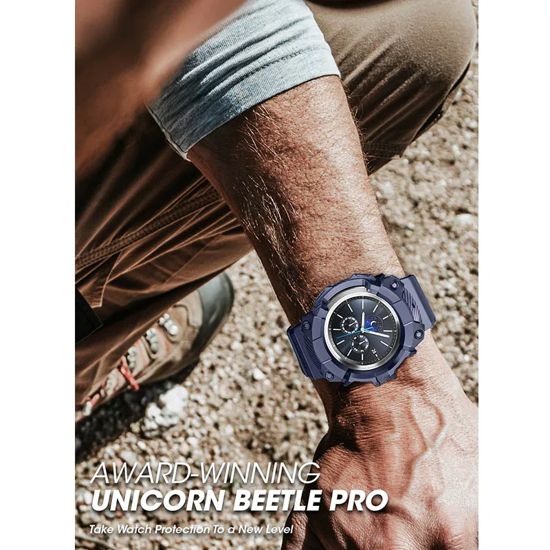 for samsung galaxy watch 4 classic case 46mm 2021 release supcase ub pro rugged protective cover with watch strap bands free global shipping