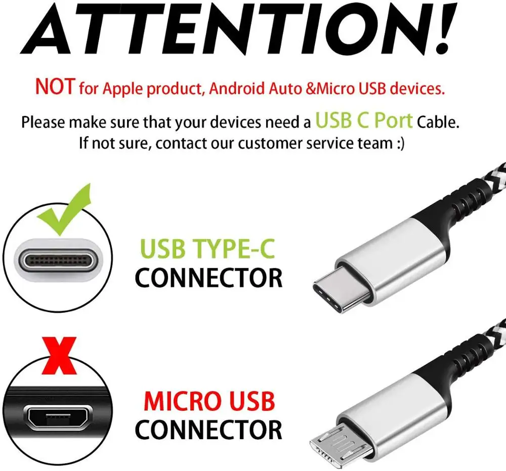 Matein 2.4A type C кабель 5 м для samsung S9 S9plus Быстрая зарядка USB Redmi K20 телефонный зарядный