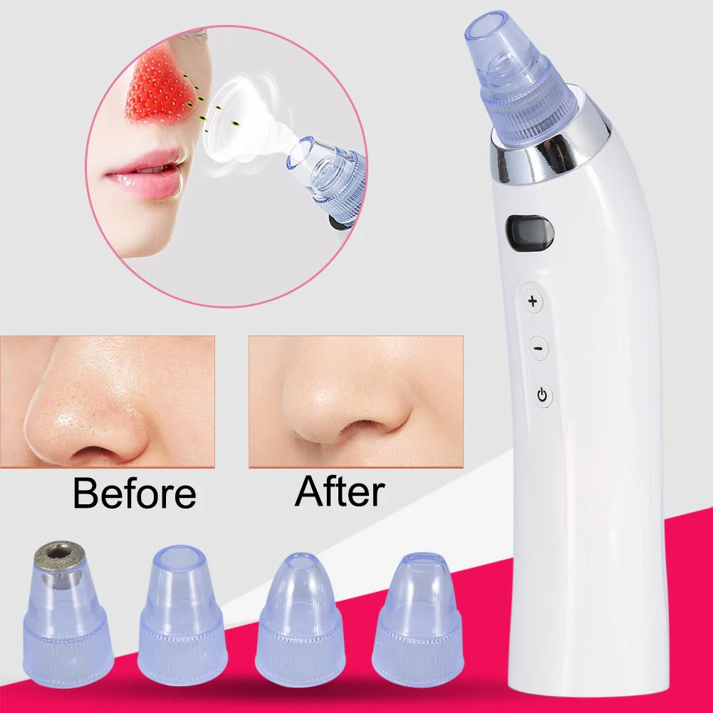 

2018 Face Pore Cleaner Blackhead Remover Vacuum Comedo Suction Diamond Dermabrasion Facial Cleaning Beauty Machine