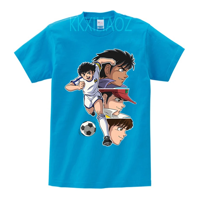 

Новые Мультяшные аниме капитан Цубаса 3D печать футболка Harauku хлопковые летние модные детские футболки Забавные футболки в стиле хип-хоп оде...