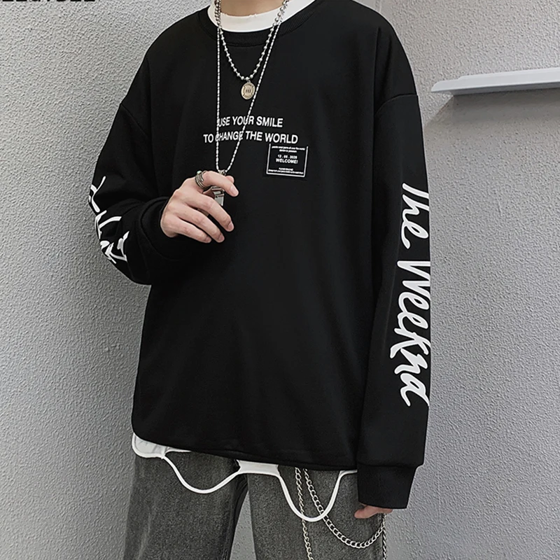 Разборные повседневные мужские толстовки с капюшоном на весну и осень свободные