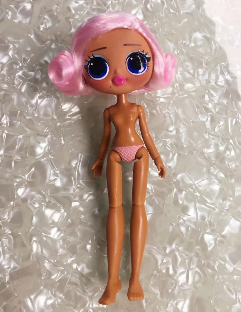 Модные куклы Sister Big Doll головки для кукол DIY игрушечные с зелеными волосами Детские
