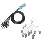 Система капельного орошения Arrow, 10 головок, воздухопроницаемая, автоматический полив, садовое оросительное устройство, теплица, горшечные растения